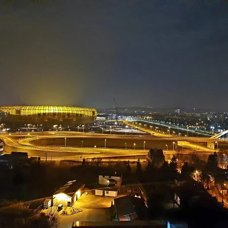 Baltic Arena View Apartment Danzig